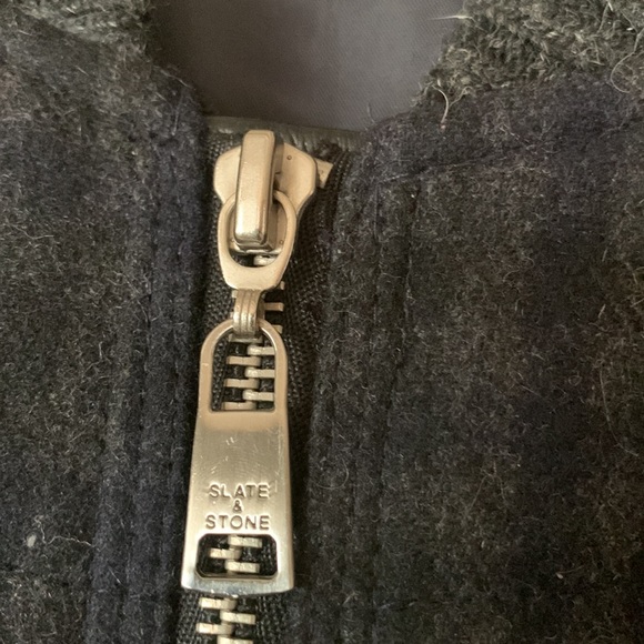 Slate &Stone mens large wool jacket used once looks sharp - Picture 10 of 14